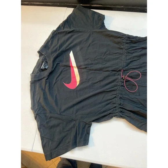 Nike Women's Tennis Dress Large Black – Vintage Athletic Performance - Picture 3 of 4